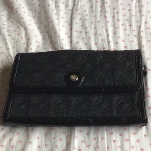 Vera Bradley black clutch